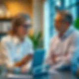 A real estate counselor advising a client