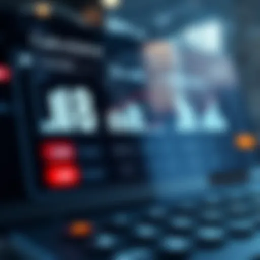 Calculator Interface for Apartment Building Loans A sophisticated calculator interface showing financial metrics for apartment loans.