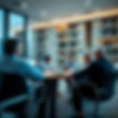 Strategic Meeting on Funding Strategies A strategic meeting discussing funding strategies for apartment buildings.