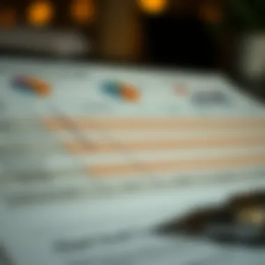 Comparison chart of features between different checking accounts