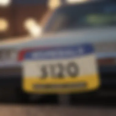 A close-up of a used car price tag