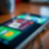 A close-up view of a digital wallet app displaying various gift cards.