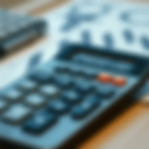 Financial Calculator Insights Calculator displaying financial options