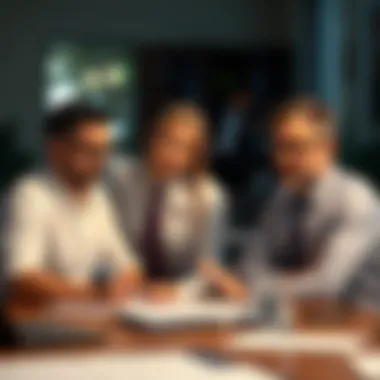 Roles of Professionals in Title Transfer Real estate professionals collaborating