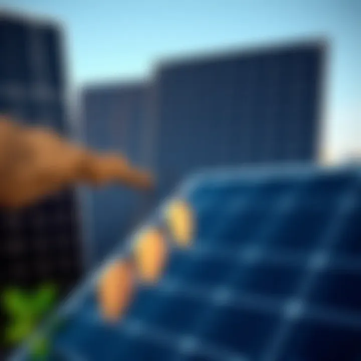 Different Types of Solar Panels Diverse types of solar panels displayed side by side