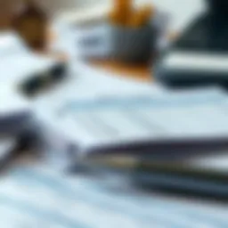 An organized rent ledger showcasing entries