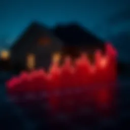 Graph showing mortgage interest rate trends over time