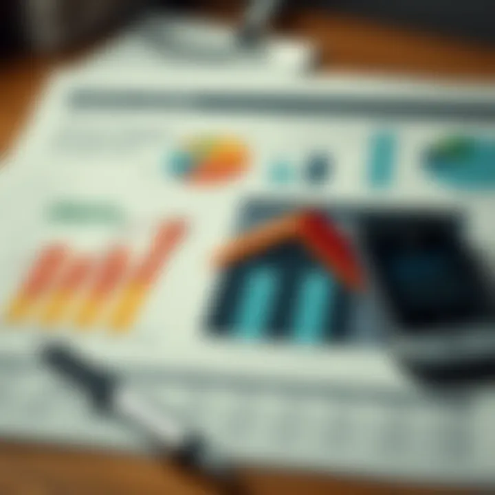 Chart analyzing personal financial factors in refinancing