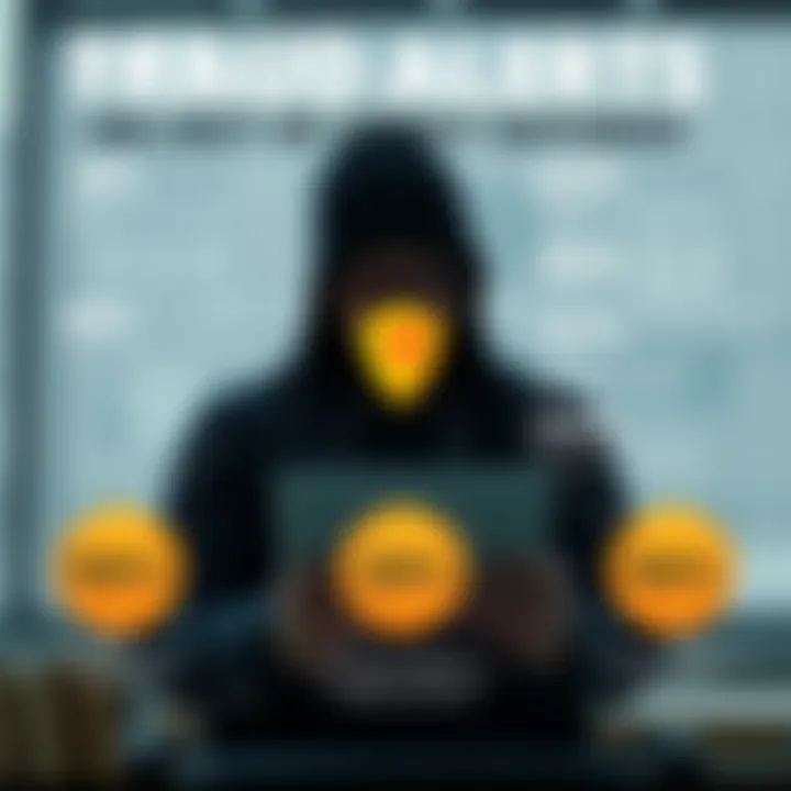 An infographic explaining the impact of fraud alerts on credit scores