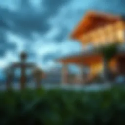 Conceptual depiction of vacation home investment