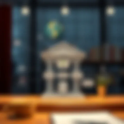 Structure of Virtual Business Bank Accounts Diagram illustrating the structure of a virtual business bank account