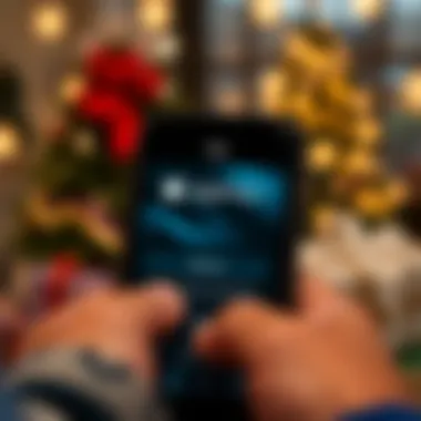 Illustration of Apple Pay interface for gift card purchase