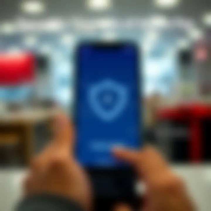 Graphic showing security features of Apple Pay