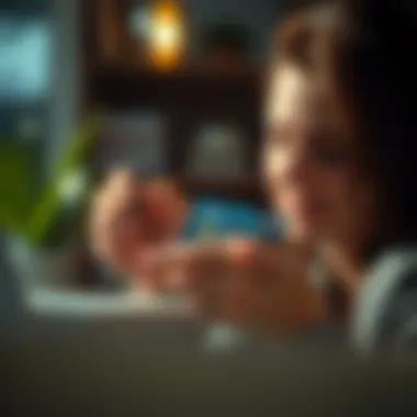 Visual representation of transitioning from secured to unsecured credit cards