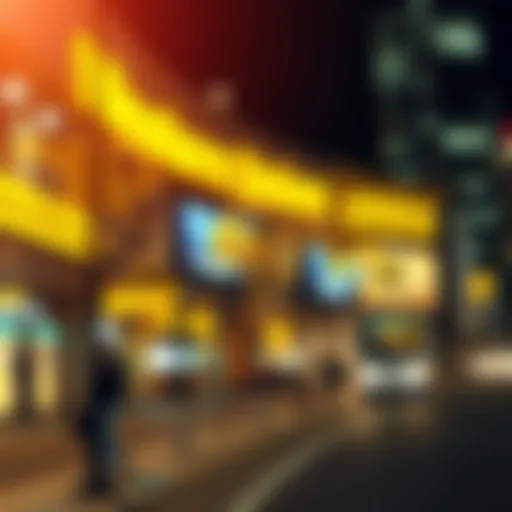 Visual representation of Western Union's global network